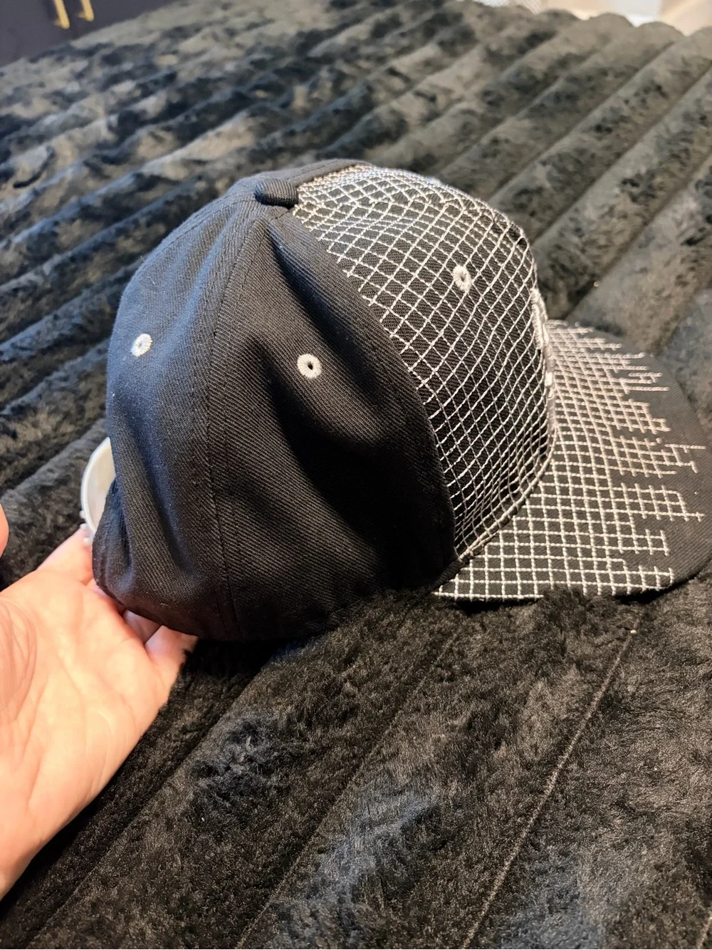 Jordan Black & White Jumpman Snapback Hat